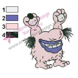 Krumm Real Monsters Embroidery Design 02